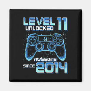 Nivå 11 Upplåst Video Game-fest 11-årsdag G Magnet