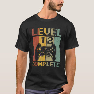 Nivå 12 Fullständig gamer-tonåring för födelsedags T Shirt