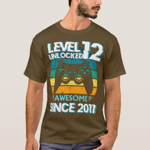 Nivå 12 Olåst Fantastisk 2011 12:e-födelsedagsspel T Shirt