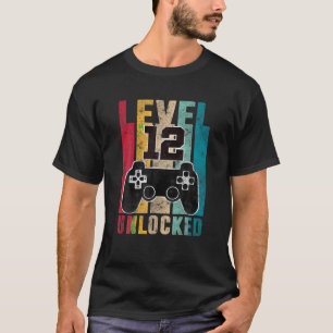 Nivå 12 Olåsta 12-åriga spelare 12:e födelsedag T Shirt