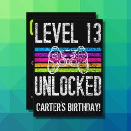 Nivå 13 Olåst 13:e fågeldagens Personlig Gamer Inbjudningar