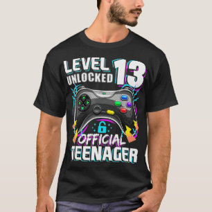 Nivå 13 Olåst 13th Video Birthday Gift (119 T Shirt