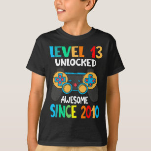 Nivå 13 olåst Fantastisk sedan 2010-13:e födelseda T Shirt