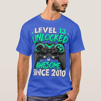 Nivå 13 Olåst Fantastisk sedan 2010 13:e födelseda T Shirt