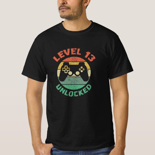Nivå 13 olåst t shirt (Framsida)