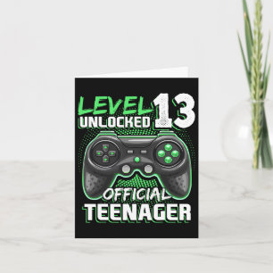Nivå 13 Upplåst Officiell Tonåring Videospel 13t Kort