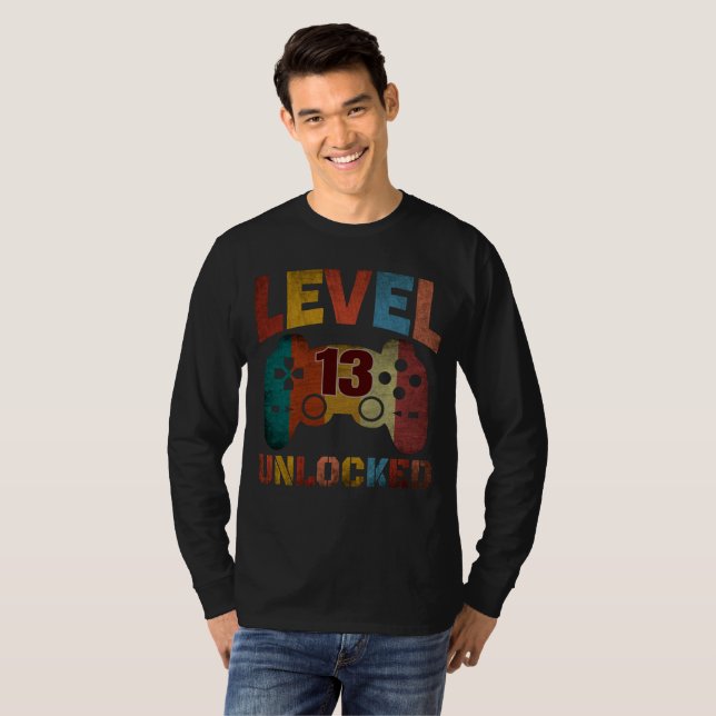 NIVÅ 13 UPPLÅST T SHIRT (Hel framsida)