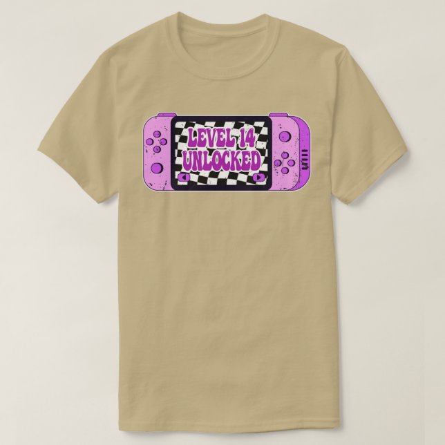 Nivå 14 olåst t shirt (Design framsida)