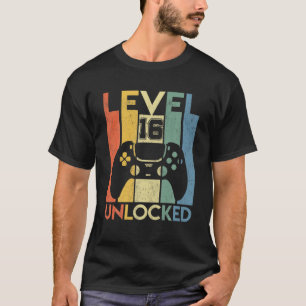 Nivå 16 Olåst födelsedag 16 år gammal Min 16:e T Shirt