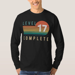 Nivå 17 Complete Funny Tee - Perfekt Gamer Gift I