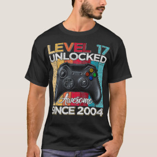 Nivå 17 olåst Fantastisk sedan 2004 17:e födelseda T Shirt