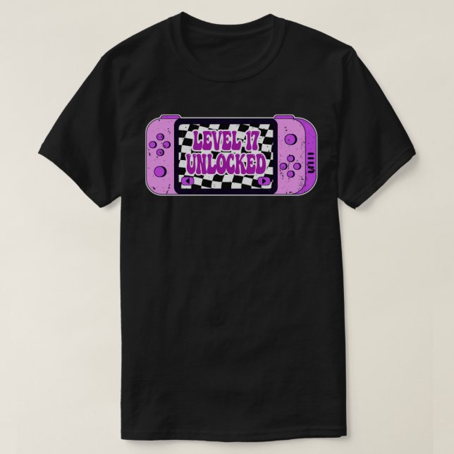 Nivå 17 olåst t shirt (Design framsida)