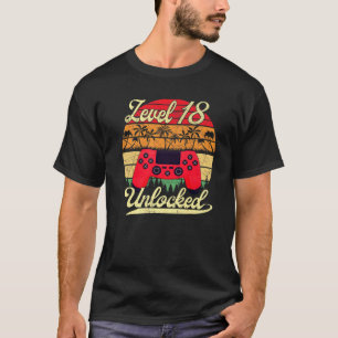 Nivå 18 Olåst 18 år Manar 18 år gammal T Shirt