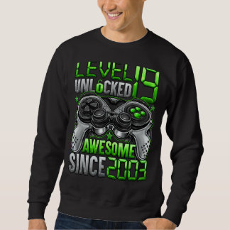 Nivå 19 Olåst Fantastisk sedan 2003 19:e födelseda Lång Ärmad Tröja