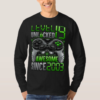 Nivå 19 Olåst Fantastisk sedan 2003 19:e födelseda T Shirt