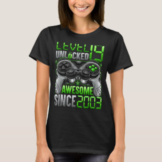 Nivå 19 Olåst Fantastisk sedan 2003 19:e födelseda T Shirt