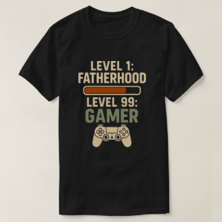 Nivå 1 Föräldraskap, Nivå 99 Spelare Design T Shirt