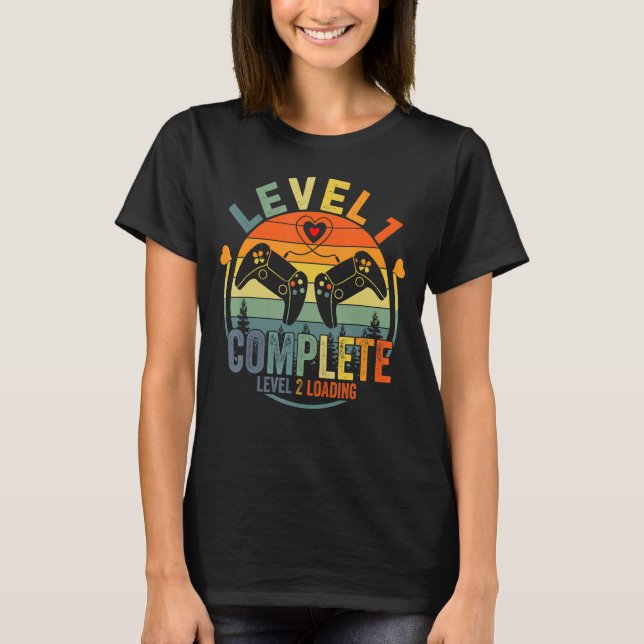 Nivå 1 - fullständig nivå 2-inläsningsreglage för  t shirt (Framsida)