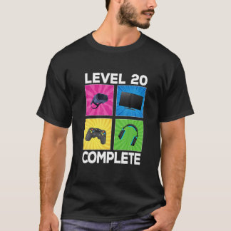 Nivå 20 Fullständig Fantastisk 2002-lek 20:e födel T Shirt