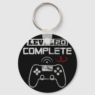 Nivå 20 Fullständig kvinnodag 20 Bröllop Nyckelring