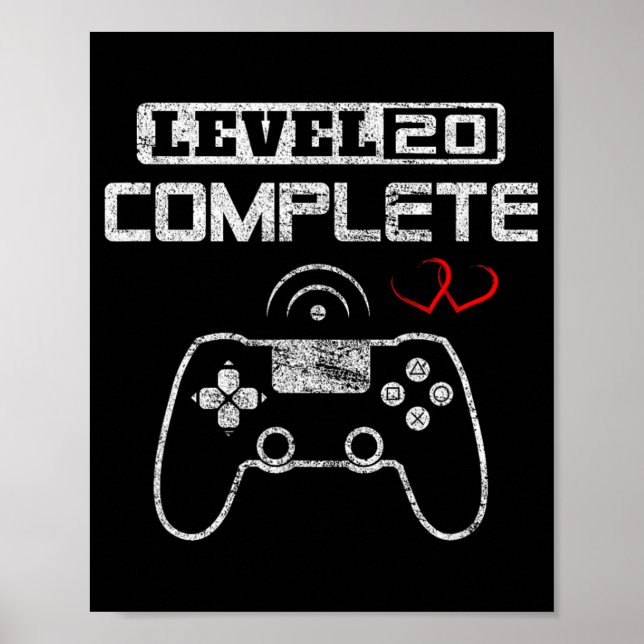 Nivå 20 Fullständig kvinnodag 20 Bröllop Poster (Framsidan)