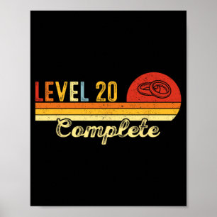 Nivå 20 Fullständiga par helårsjubileum 20:e bröll Poster