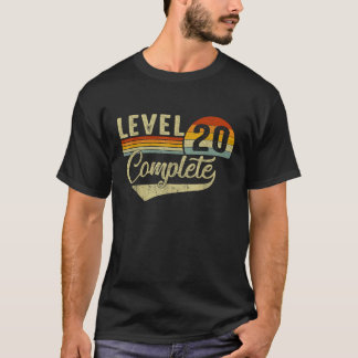 Nivå 20 Fullständiga Retro-videospelare - 20:e A T Shirt