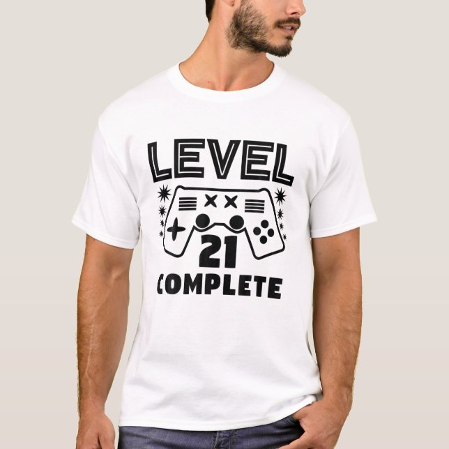 Nivå 21 Fullständigt spel T Shirt (Framsida)