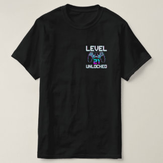Nivå 21 Olåst 21:e videospelsgåva T Shirt