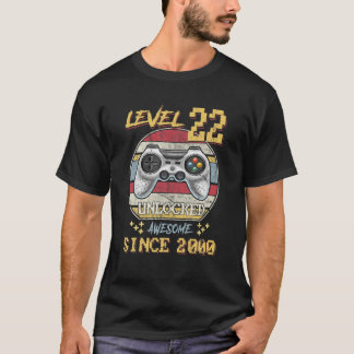 Nivå 22 Olåst födelsedag 22 år gammal Fantastisk S T Shirt