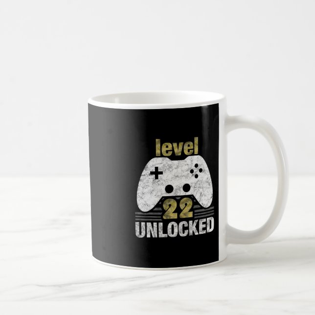 Nivå 22 Upplåst 22-årsdag 22-årsgåva F Kaffemugg (Höger)