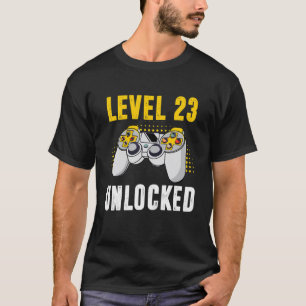 Nivå 23 olåsta 23RD-födelsedagsgåvor 23 år gamla g T Shirt