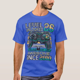Nivå 26 Upplåst Fantastisk Sedan 2000 26-årsdag T Shirt
