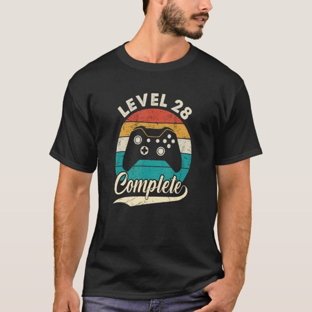 Nivå 28: Fullständig 28:e Bröllop-årsdag för Hi T Shirt (Framsida)
