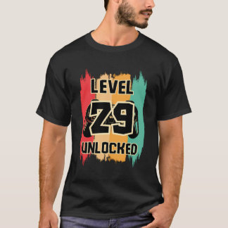 Nivå 29 olåst 29 år gammal För manar gåva 29th B T Shirt