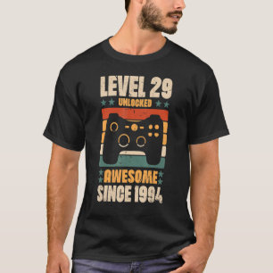 Nivå 29 olåst Fantastisk sedan 1994 videospel två T Shirt