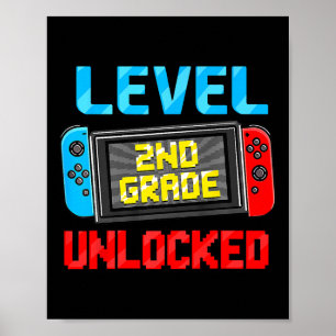 Nivå 2:a klass Upplåst Ck Till Skolan Första Dagen Poster