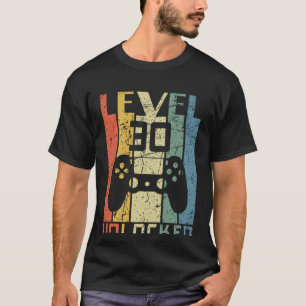 Nivå 30 Olåst 30:e videospelsdag Manar vi T Shirt