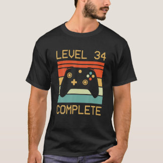 Nivå 34 Fullständig videospelare - 34:e Bröllop öv T Shirt