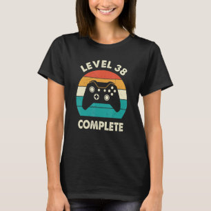 Nivå 38 Fullständig videospelare 38:e Bröllop Aniv T Shirt