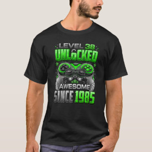 Nivå 38 olåst Fantastisk sedan 1985 38:e födelseda T Shirt
