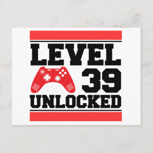 Nivå 39 olåst vykort