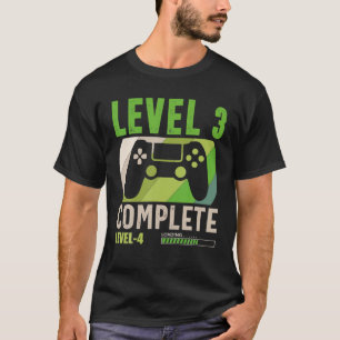 Nivå 3 Fullständig 3-årsdag för funna 3Rd Brö T Shirt