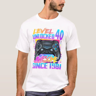 Nivå 40 Olåst Fantastisk T Shirt