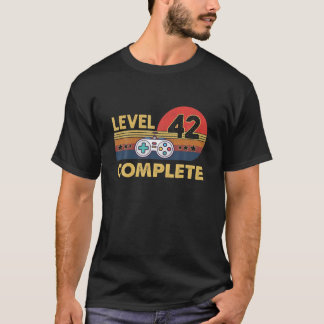 Nivå 42 Fullständig Vintage Celebrate 42nd Bröllop T Shirt