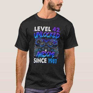 Nivå 42 Olåst Fantastisk sedan 1981 42:a födelseda T Shirt