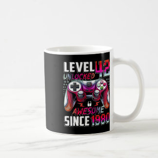 Nivå 42 Upplåst Fantastisk Sedan 1980 42-årsdag Kaffemugg