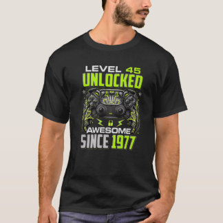 Nivå 46 olåst Fantastisk sedan 1976 46:e födelseda T Shirt