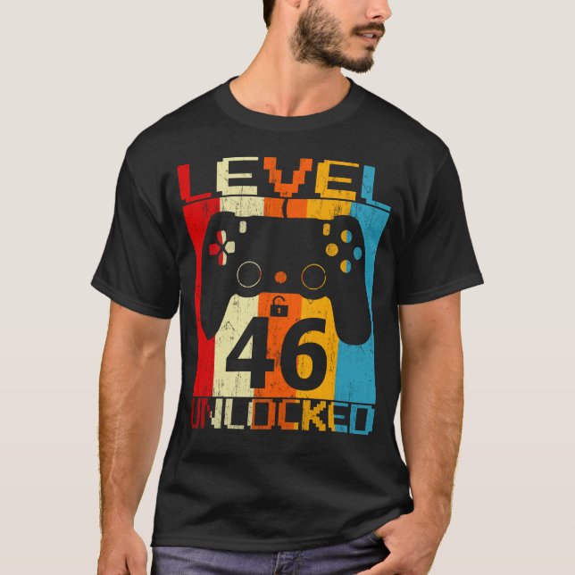 Nivå 46 olåst t shirt (Framsida)
