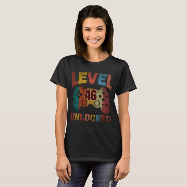 NIVÅ 46 UPPLÅST  T-Shirt (Hel framsida)